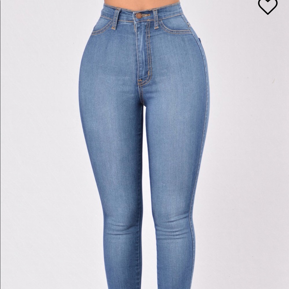 2 fashion nova high waist skinny jeans